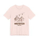 Whitefish, Montana Mountain T-Shirt — Vintage Gondola Ski Mountain Tee-3