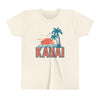Kauai, Hawaii Youth Shirt - Retro Palm Tree Kauai Kid's T-Shirt