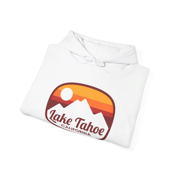 Lake Tahoe, California Hoodie - Retro Ombre Unisex Lake Tahoe Hoodie Sweatshirt