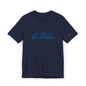 Buy navy La Jolla T-Shirt | 100% Cotton Retro California Tee