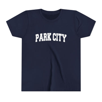 Buy navy Park City, Utah Youth Graphic Tee - Kids Park City T Shirt