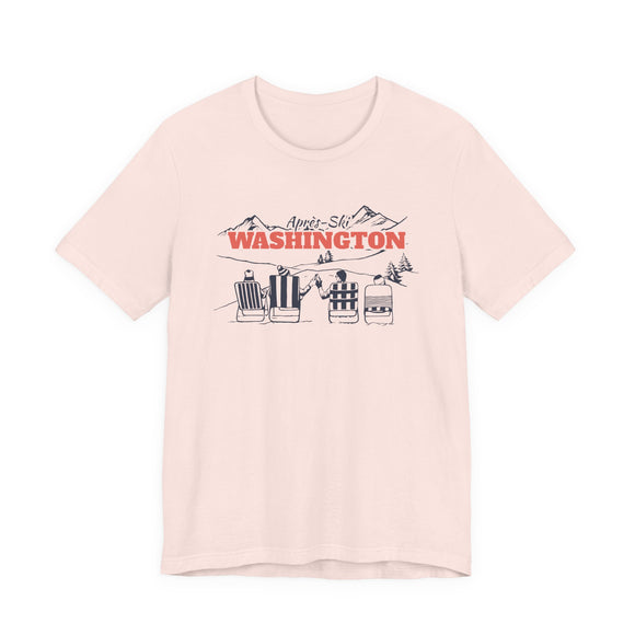 Washington Après-ski T-Shirt - Vintage Mountain Graphic Tee