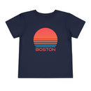 Boston, Massachusetts Toddler T-Shirt - Retro 80s Toddler Boston Shirt-1