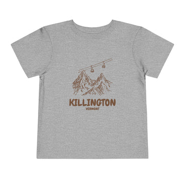 Buy athletic-heather Killington, Vermont Toddler T-Shirt — Vintage Gondola Ski Mountain Tee