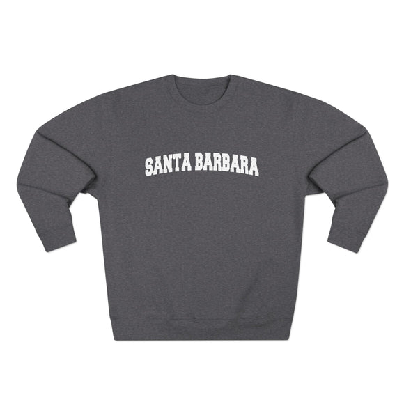 Premium Santa Barbara, California Retro Graphic Sweatshirt