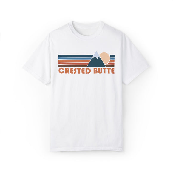 Crested Butte, Colorado Graphic Tee, Comfort Colors Retro Unisex Crested Butte T shirt, Mountain Adventure Shirt