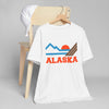 Alaska Retro Mountains Sunset T-Shirt | Vintage Alaska Tee