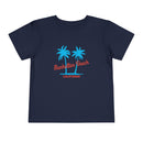 Manhattan Beach, California Toddler T-Shirt - Retro Palm Tree Toddler Manhattan Beach Shirt-1