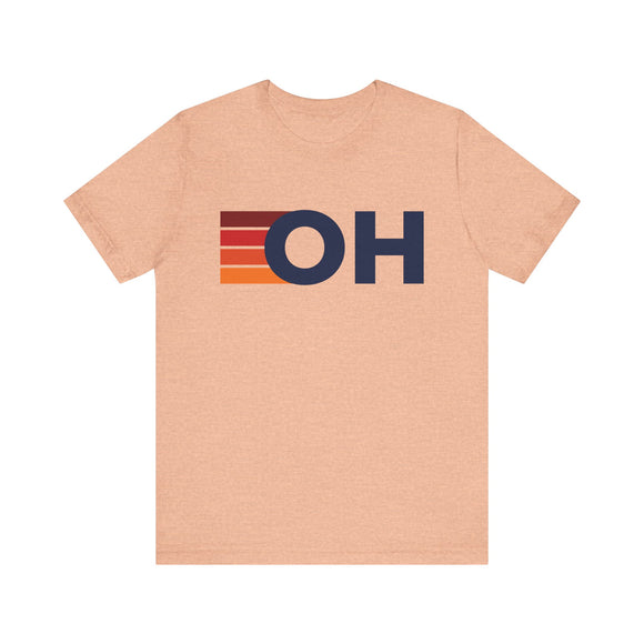 Ohio Retro Stripes T-Shirt | Ohio State Tee