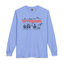 Wyoming Après-ski Long Sleeve Shirt - Mountain Retro Skiing-3