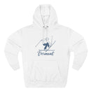 Premium Vermont Vintage Snow Ski Hoodie-1