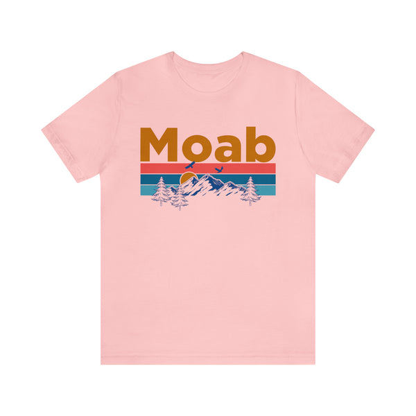 Moab, Utah Shirt - Mountain Sunset Unisex Moab T-Shirt