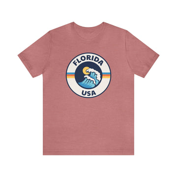 Florida T-Shirt - Unisex Florida Shirt - Wave Circle