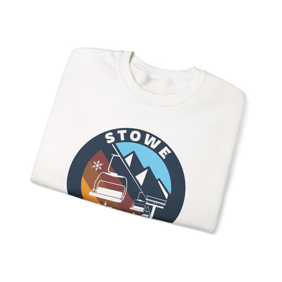 Stowe, Vermont Sweatshirt - Ski Lift Stowe Crewneck Sweatshirt