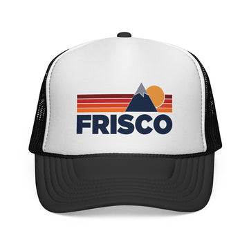 Frisco, Colorado Retro Mountains Trucker Hat - Vintage Style Frisco Cap - 0