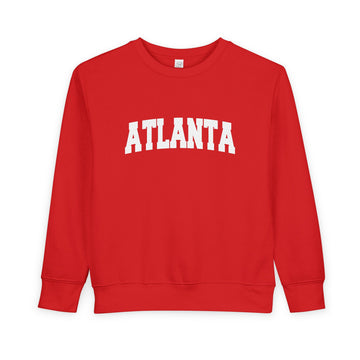 Buy red Atlanta, Georgia Toddler Sweatshirt - Atlanta Toddler Crewneck Sweatshirt