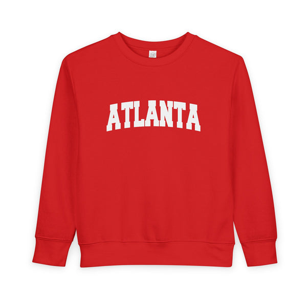 Atlanta, Georgia Toddler Sweatshirt - Atlanta Toddler Crewneck Sweatshirt