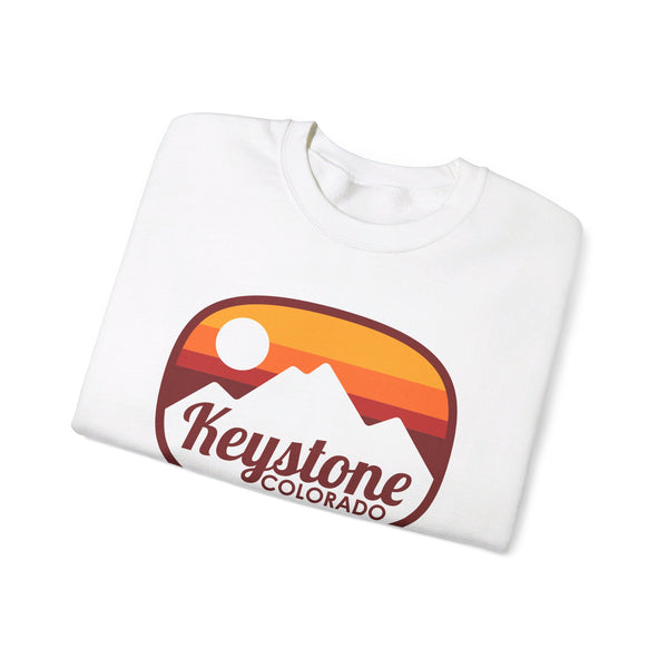 Keystone, Colorado Sweatshirt - Unisex Retro Ombre Crewneck Keystone Sweatshirt