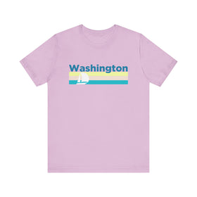 Buy lilac Washington T Shirt - Sailboat Graphic Washington Tee