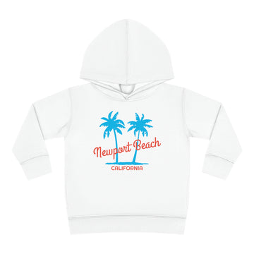 Buy white Newport Beach, California Toddler Hoodie - Unisex Newport Beach Toddler Sweatshirt