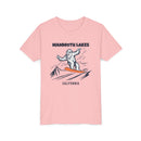 Mammoth Lakes, California Yeti Snowboard Youth Tee - Kids Skiing Shirt-5