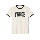 Lake Tahoe, California Cotton Ringer Graphic Tee - Unisex Lake Tahoe T Shirt, Vintage Style Tee, Men's/Women's Tee-2