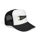 New River Gorge National Park Pennant Trucker Hat — Vintage Foam Mesh Cap-9