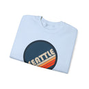 Seattle, Washington Sweatshirt - Retro Graphic Crewneck-15
