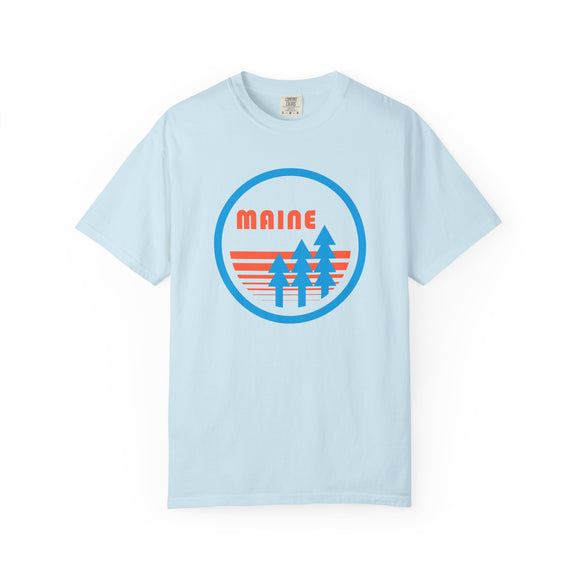 Maine T Shirt, Comfort Colors Cotton 100% Cotton Trees Tee