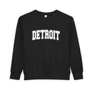 Detroit, Michigan Toddler Sweatshirt - Detroit Toddler Crewneck Sweatshirt-3