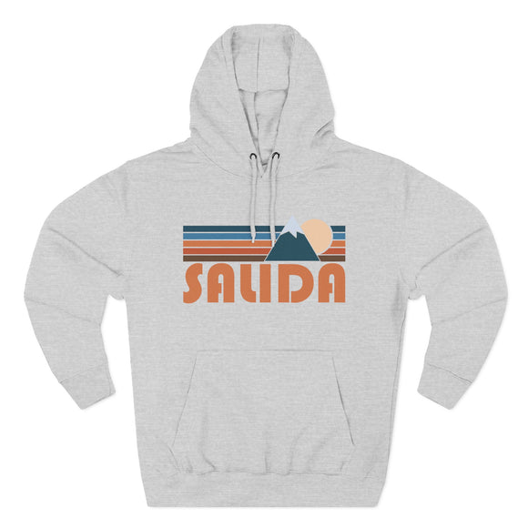 Salida, Colorado Hoodie - Retro Mountain Unisex Sweatshirt