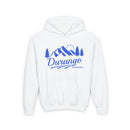 Retro Durango, Colorado Youth Hoodie - Mountain Durango, Colorado Kids Sweatshirt, Cute Durango, Colorado Children's Pullover-1