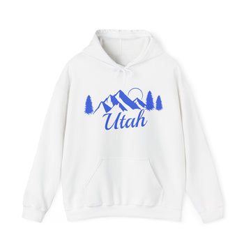 Buy white Utah Hoodie - Mountain Unisex Utah Hoodie Sweatshirt