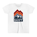Banff, Canada Youth Shirt - Retro Mountain Banff Kid's T-Shirt-2