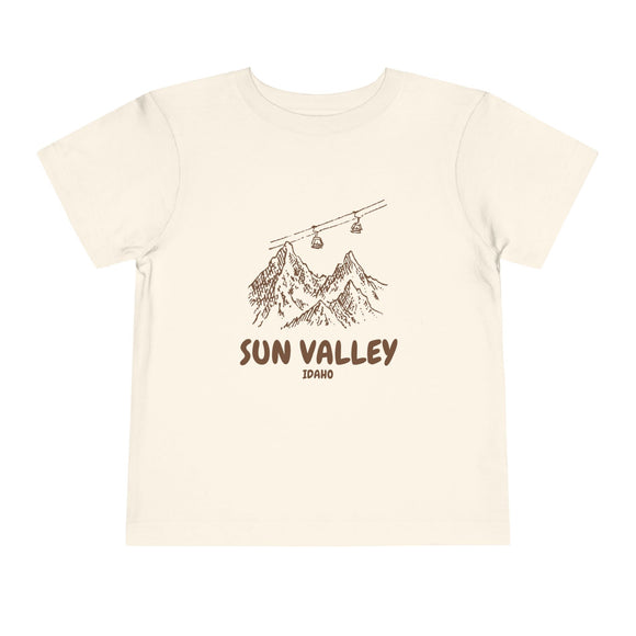 Sun Valley, Idaho Toddler T-Shirt — Vintage Gondola Ski Mountain Tee