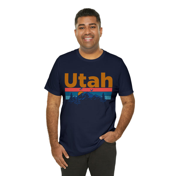Utah T-Shirt - Mountain Sunset Unisex Utah Shirt