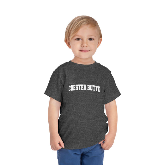 Crested Butte, Colorado Toddler Graphic Tee - Kids Crested Butte Vacation T-Shirt