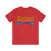 Boise, Idaho Shirt - Mountain Sunset Unisex Boise T-Shirt