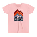 Oregon Youth Shirt - Retro Mountain Oregon Kid's T-Shirt-3