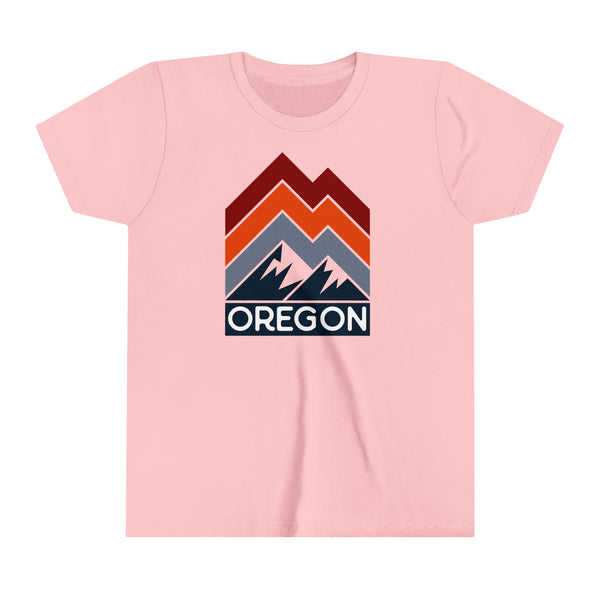 Oregon Youth Shirt - Retro Mountain Oregon Kid's T-Shirt