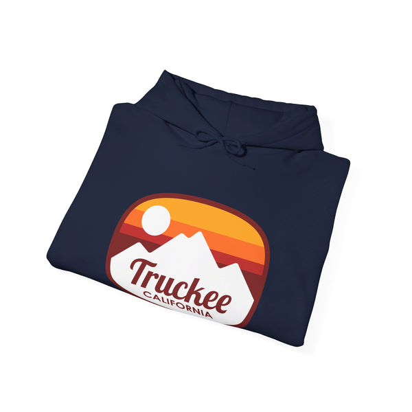 Truckee, California Hoodie - Retro Ombre Unisex Truckee Hoodie Sweatshirt