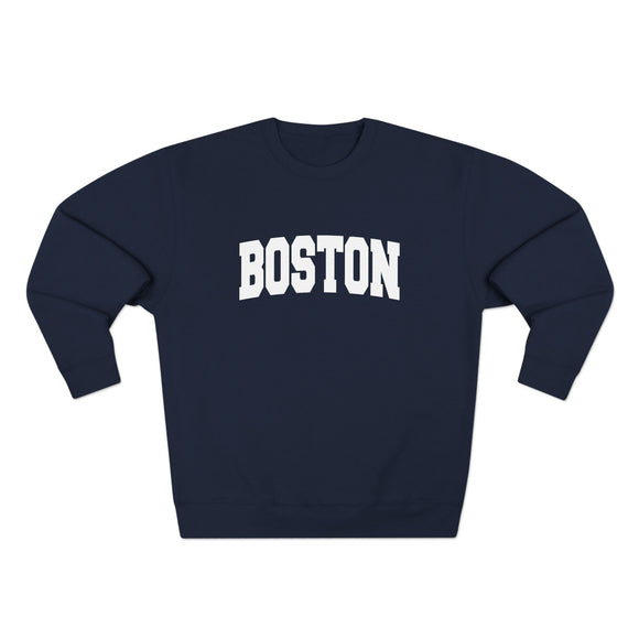 Premium Boston, Massachusetts Retro Graphic Sweatshirt