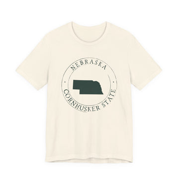Buy natural Nebraska T-Shirt — State Graphic Tee