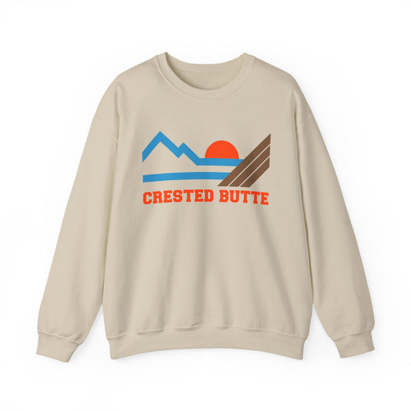 Crested Butte, Colorado Sweatshirt - Mountain Crested Butte Crewneck Sweatshirt