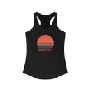 Boston, Massachusetts Women's Racerback Tank Top-2
