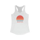 Boston, Massachusetts Women's Racerback Tank Top-4