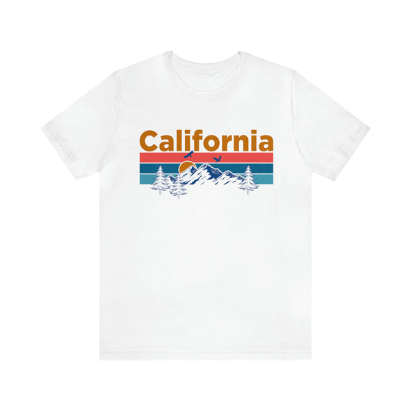 California T-Shirt - Mountain Sunset Unisex California Shirt