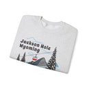 Jackson Hole, Wyoming Sweatshirt - Unisex Retro Ski Mountain Gondola Jackson Hole Sweatshirt-9