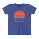 Iowa Youth Shirt - Retro 80s Iowa Kid's T-Shirt-5