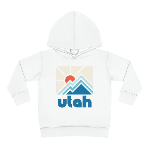 Utah Toddler Hoodie - Minimal Style Unisex Utah Toddler Sweatshirt